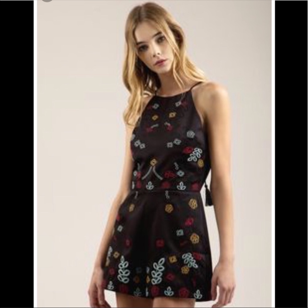 J.O.A. Embroidered Romper